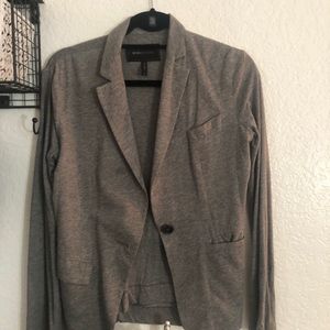 Bcbg heather grey blazer